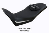 Tappezzeria Italia Moto Guzzi V85TT 2019-2025 Seat Cover in White and Black