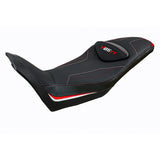 Tappezzeria Italia Moto Guzzi V85TT 2019-2025 Seat Cover Comfort in Red and White