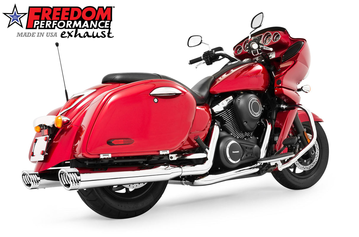 KAWASAKI VAQUERO 1700/NOMAD/VOYAGER 4" COMPLETE TRUE-DUAL SYSTEM