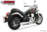 KAWASAKI VULCAN 900 COMBAT FLUTED 2-INTO-1 2006-2020