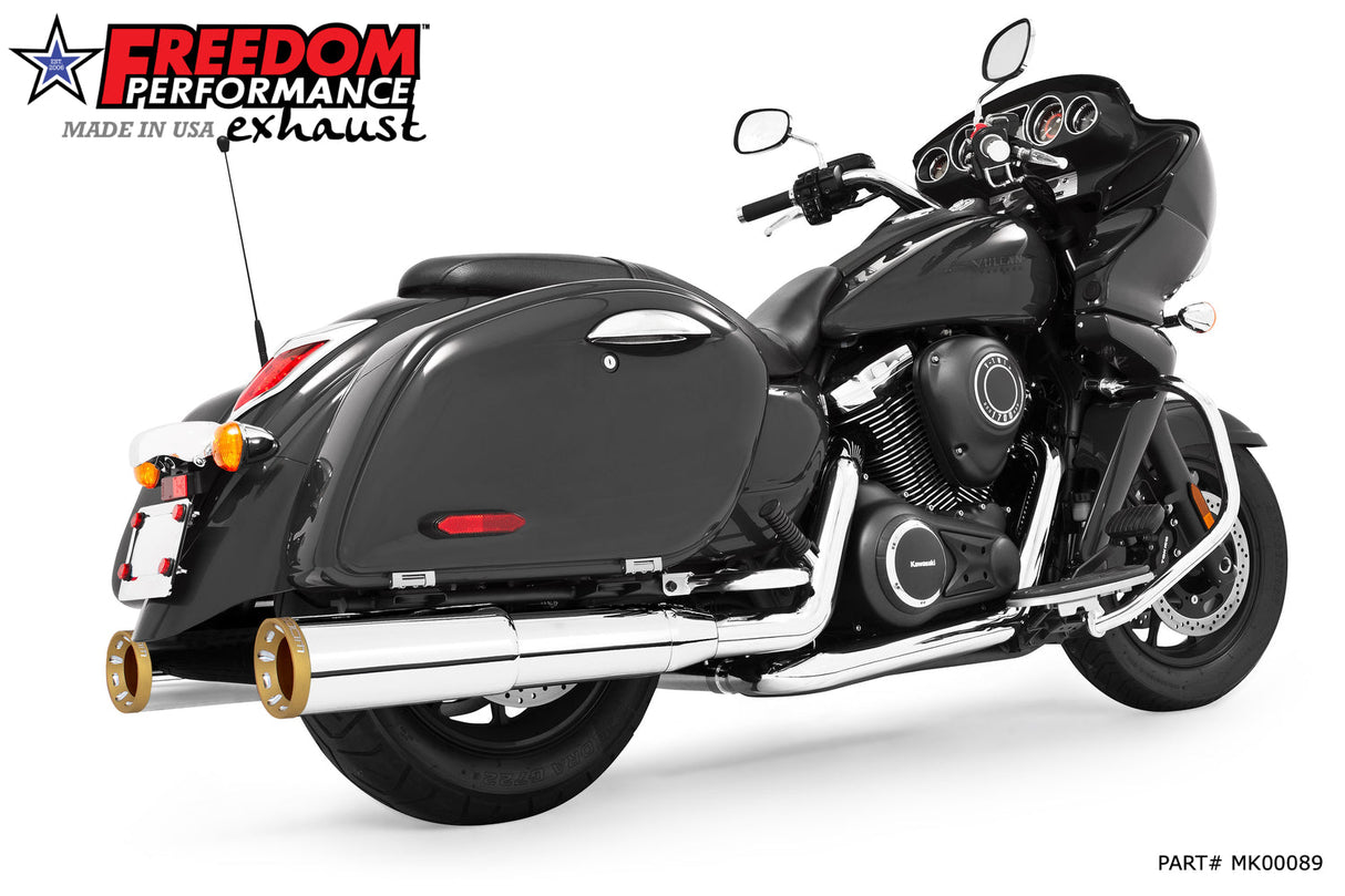 KAWASAKI VAQUERO 1700/NOMAD/VOYAGER 2-STEP 4.5" SLIP-ONS