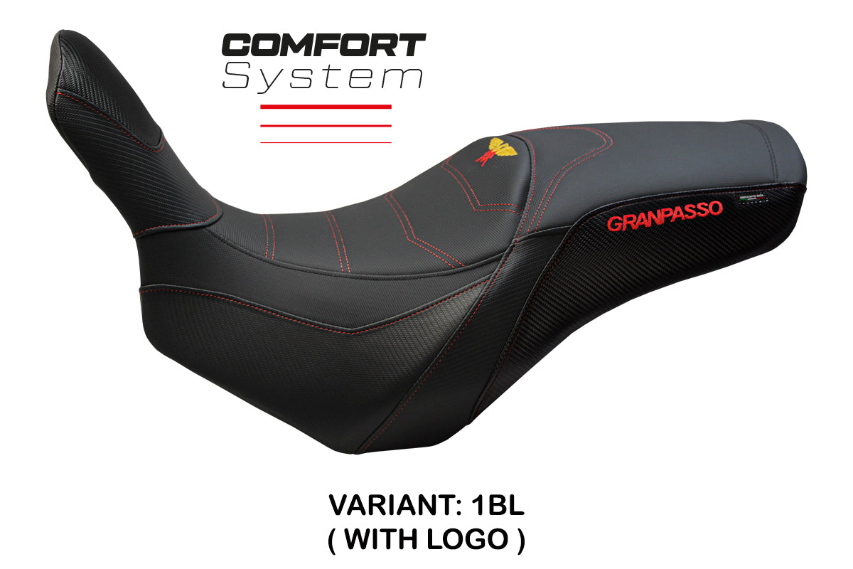 Tappezzeria Italia Moto Morini Granpasso 2008-2020 Seat Cover Comfort in Black