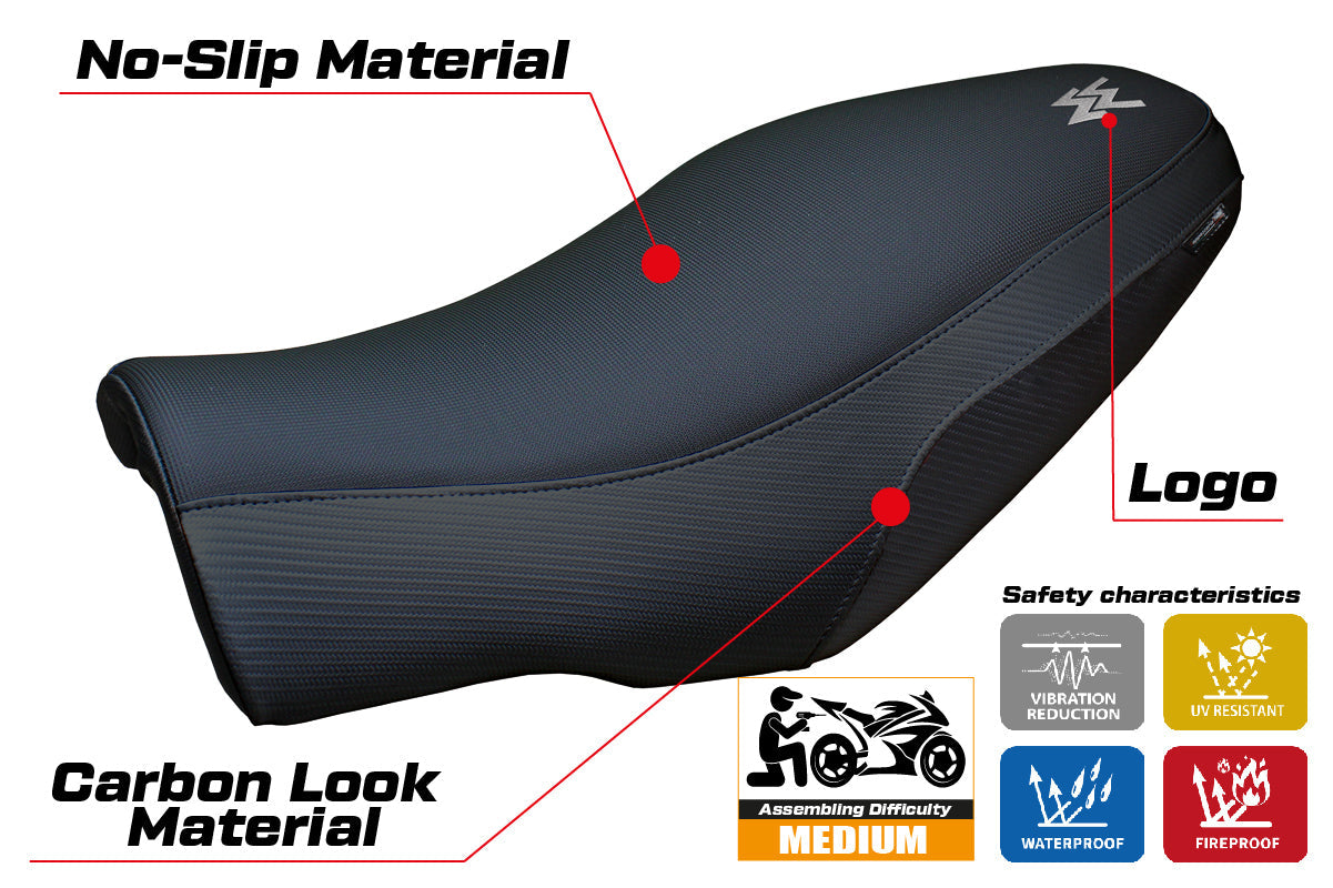 Tappezzeria Italia Moto Morini Seiemmezzo 2022-2025 Seat Cover in Black