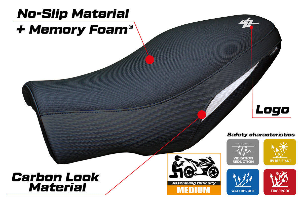 Tappezzeria Italia Moto Morini Seiemmezzo 2022-2025 Seat Cover Comfort in White