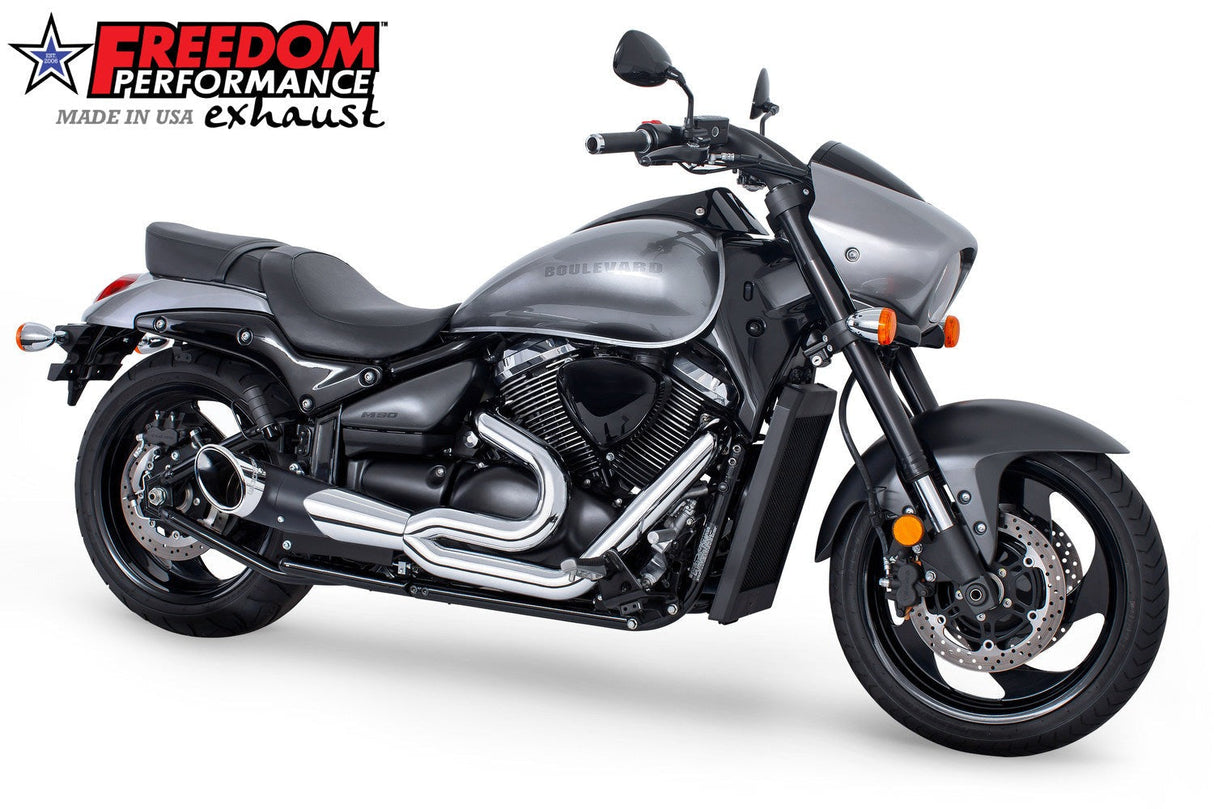 SUZUKI BOULEVARD M90 2-INTO-1 TURNOUT/SIDEDUMP FULL SYSTEM 2015-Present (BUNDLE)