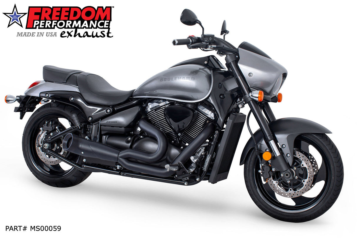 SUZUKI BOULEVARD M90 2-INTO-1 TURNOUT/SIDEDUMP FULL SYSTEM 2015-Present (BUNDLE)