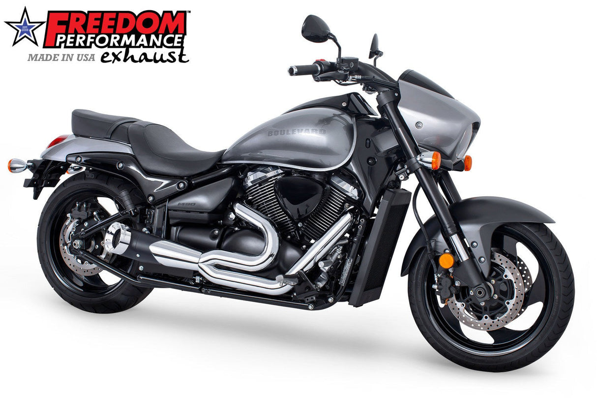 SUZUKI BOULEVARD M90 2-INTO-1 TURNOUT/SIDEDUMP FULL SYSTEM 2015-Present (BUNDLE)