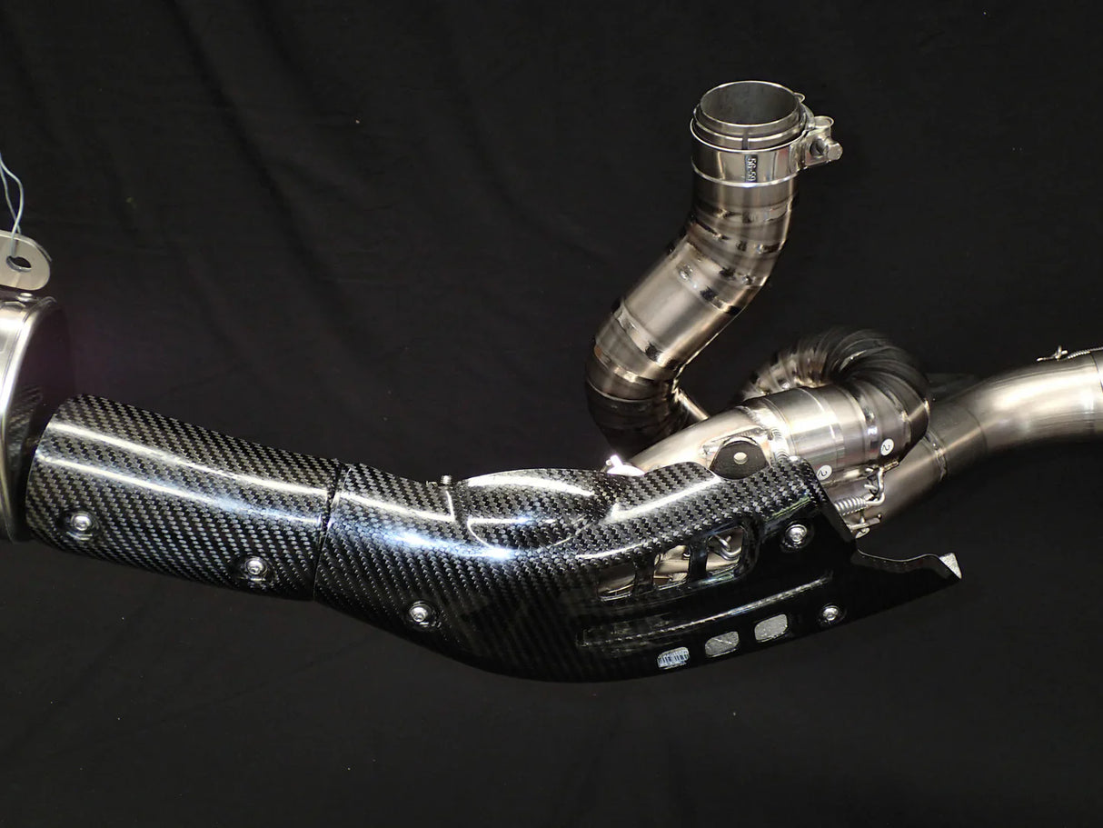 Vandemon Ducati Multistrada 1200-1260 Titanium Exhaust System None Valved 2015-2020  DUC126MTSTIEXHA VA-113