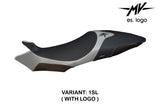 Tappezzeria Italia MV Agusta Brutale 920 1090 1090R 2009-2015 Seat Cover in Silver and Black
