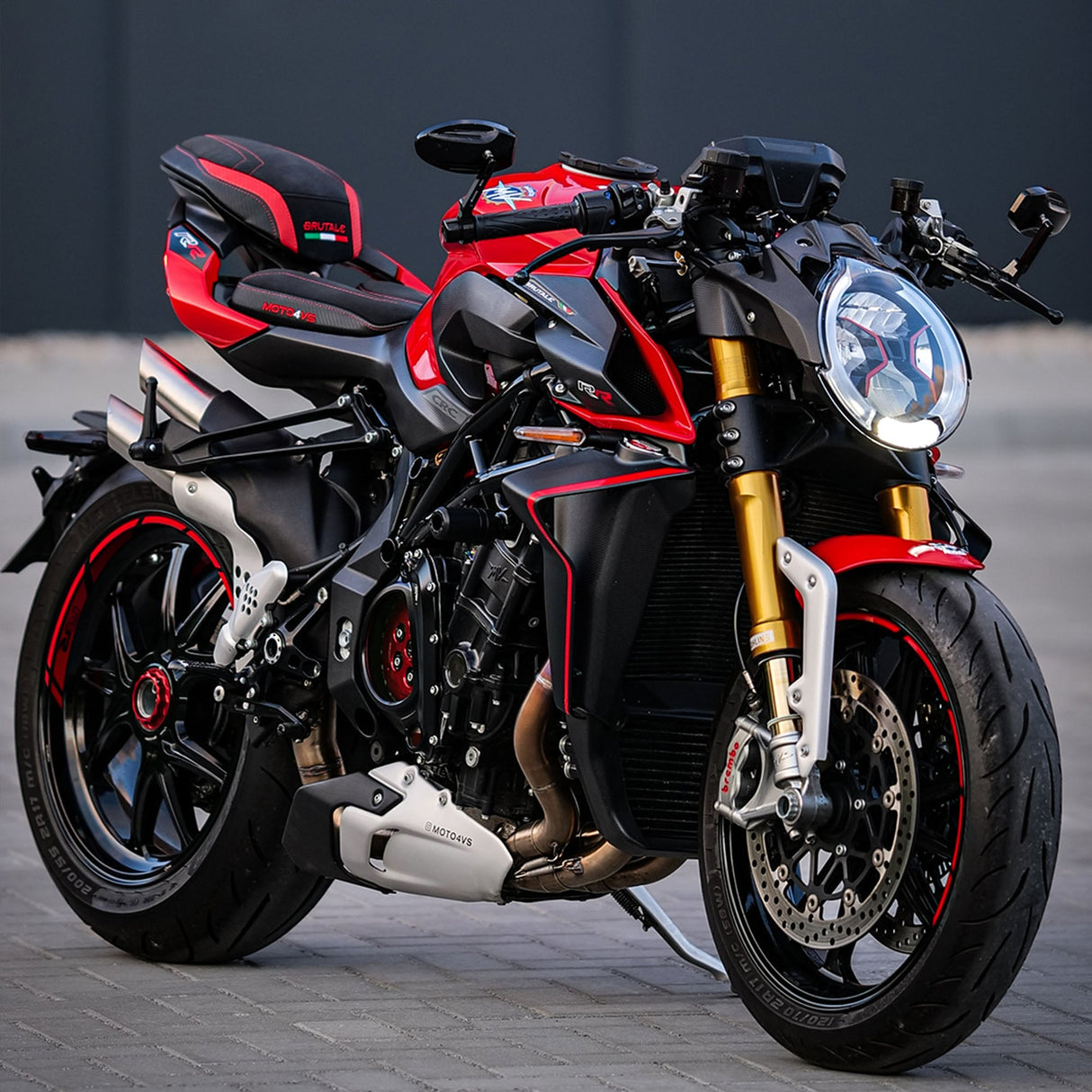 Tappezzeria Italia MV Agusta Brutale 1000RR 2020-2025 Seat Cover Comfort in Black