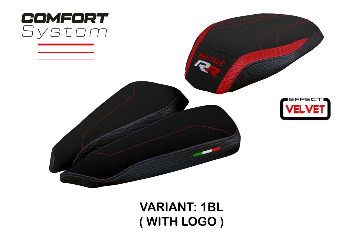 Tappezzeria Italia MV Agusta Brutale 1000RR 2020-2025 Seat Cover Comfort in Black