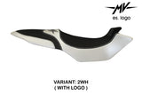 Tappezzeria Italia i MV Agusta Brutale 675 800 2012-2015 Seat Cover Italia in White