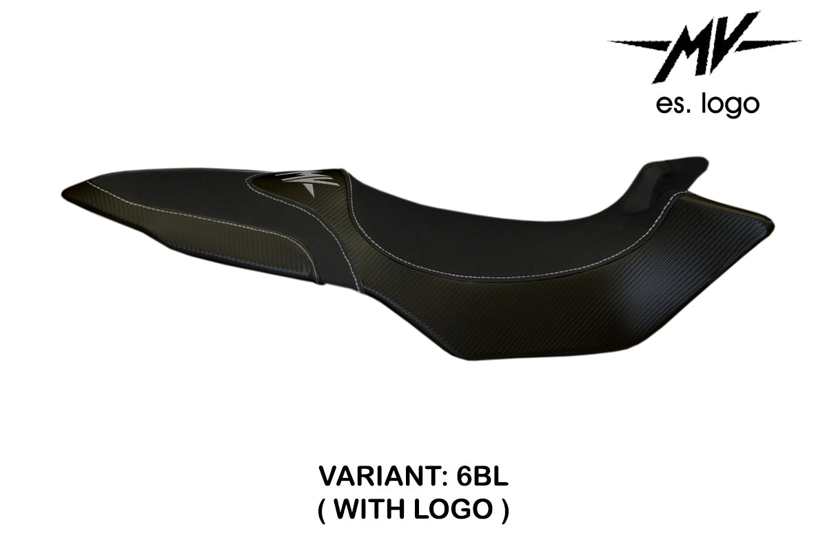 Tappezzeria Italia MV Agusta Brutale 675 800 2012-2015 Seat Cover in Black