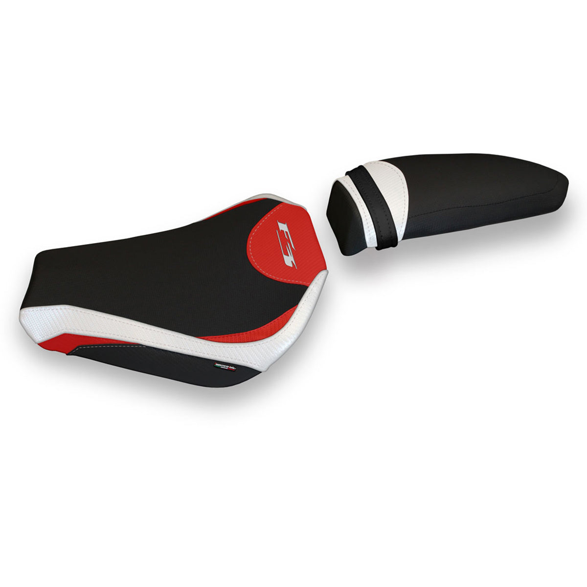 Tappezzeria Italia MV Agusta F3 2012-2025 Seat Cover Comfort in White and Red