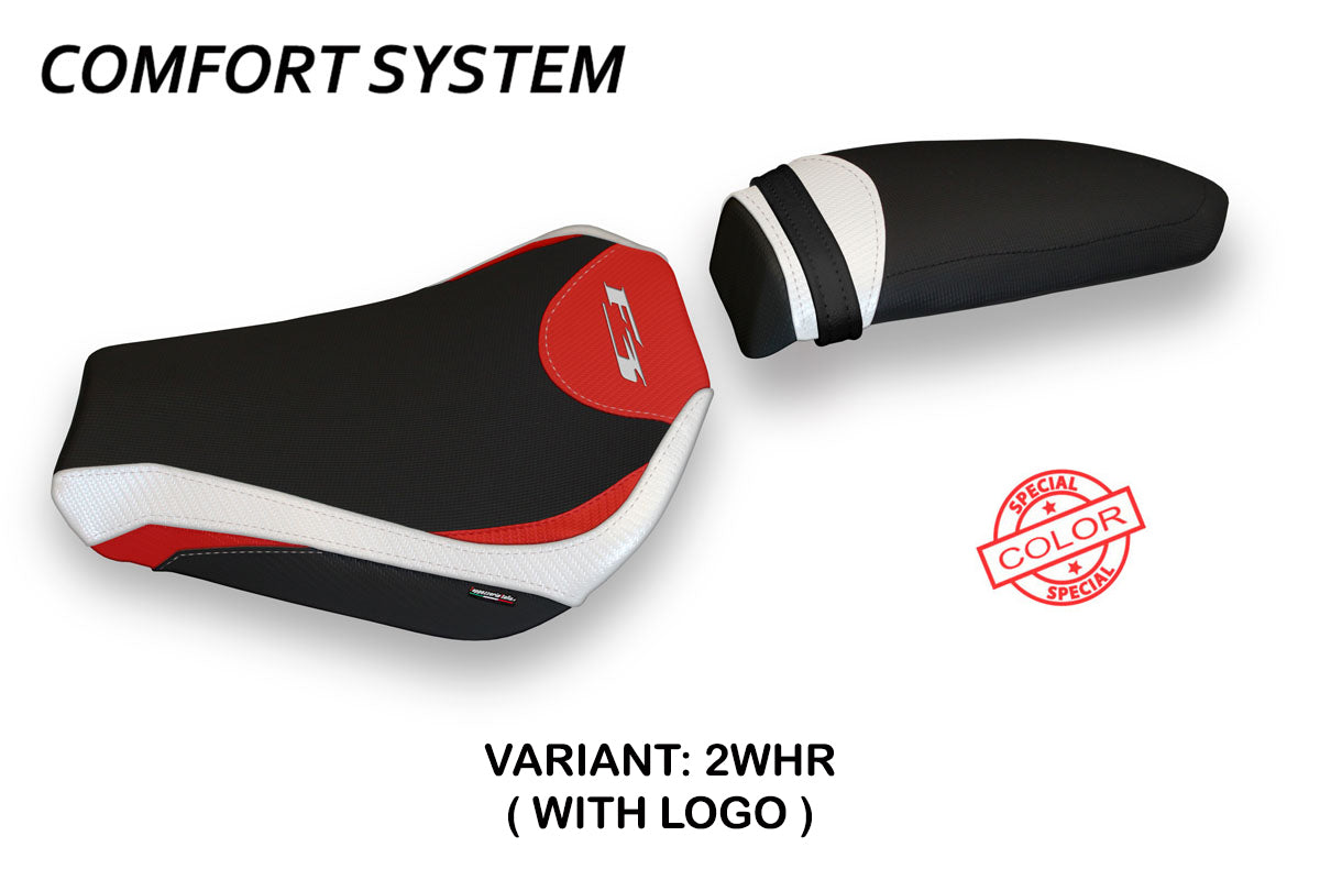 Tappezzeria Italia MV Agusta F3 2012-2025 Seat Cover Comfort in White and Red