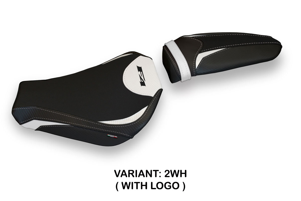 MV Agusta F4 2010-2020 Seat Cover Tappezzeria Italia in White and Black