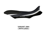 Tappezzeria Italia MV Agusta Rivale 800 2013-2018 Seat Cover in White and Black
