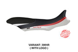 Tappezzeria Italia MV Agusta Rivale 800 2013-2018 Seat Cover in White and Red