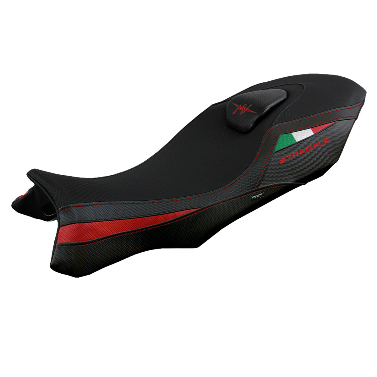 Tappezzeria Italia MV Agusta Stradale 800 2015-2017 Seat Cover in Red and Black