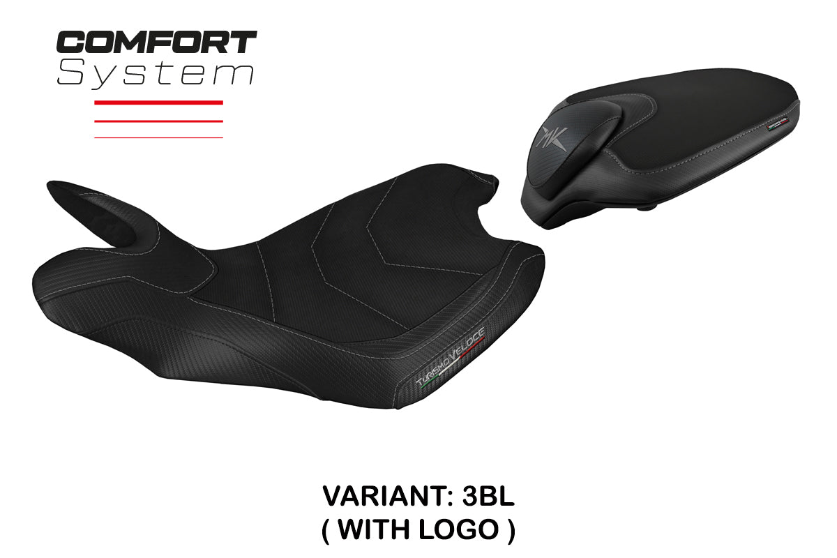 Tappezzeria Italia MV Agusta Turismo Veloce 2014-2020 Seat Cover Comfort in Black