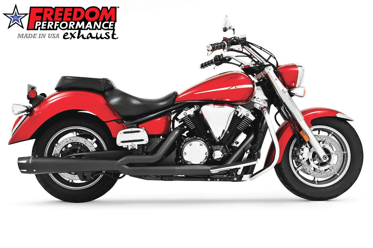 YAMAHA V-STAR 1300 COMBAT FLUTED 2-INTO-1 2007-2020