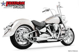 YAMAHA ROADSTAR 1999-2015 COMBAT FLUTED 2-INTO-1