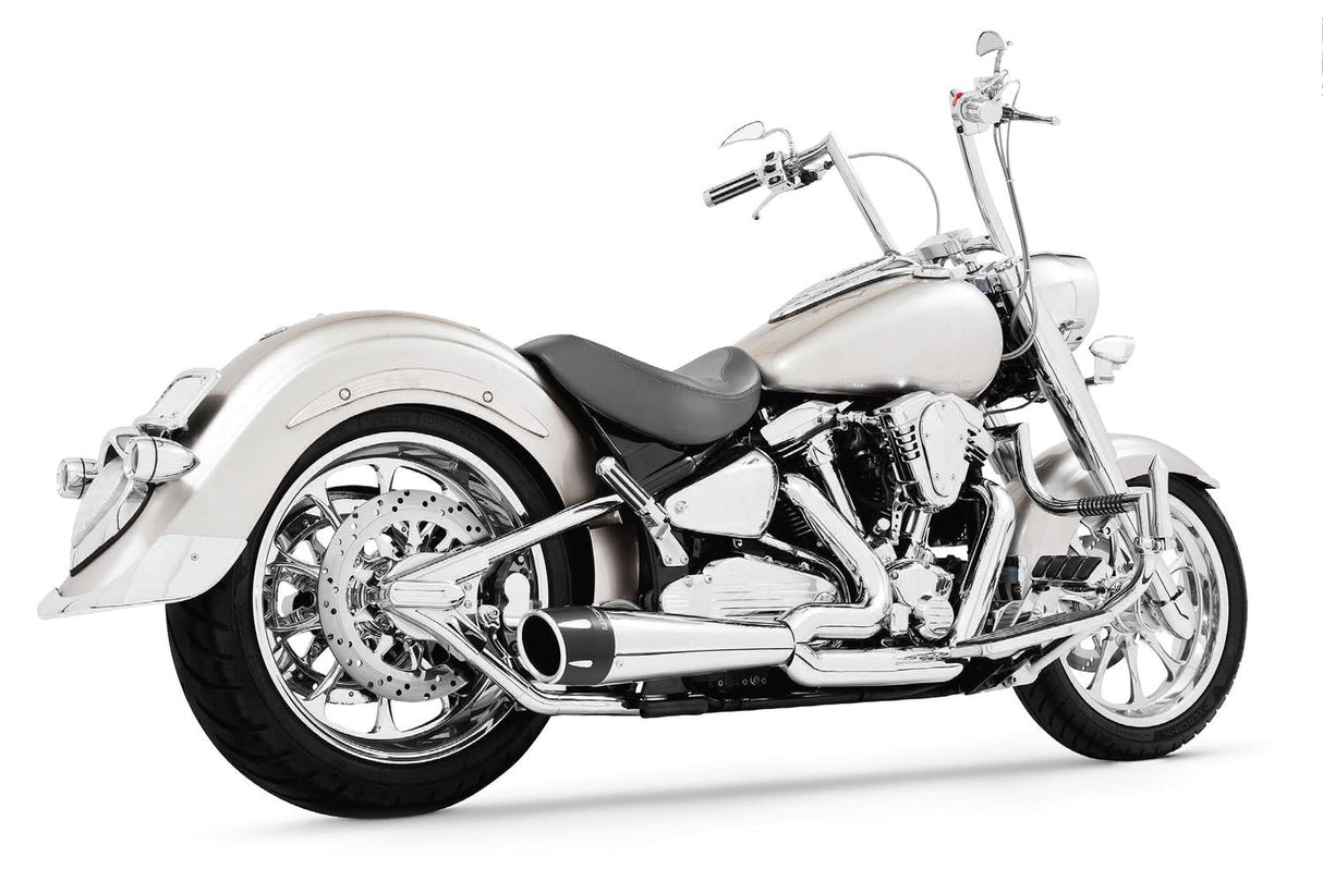 YAMAHA ROADSTAR 1999-2015 COMBAT FLUTED 2-INTO-1