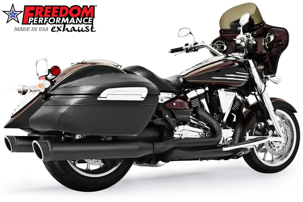 YAMAHA ROADLINER/STRATOLINER 5 STEPPED COMPLETE 4" TRUE-DUAL SYSTEM 2006-2014