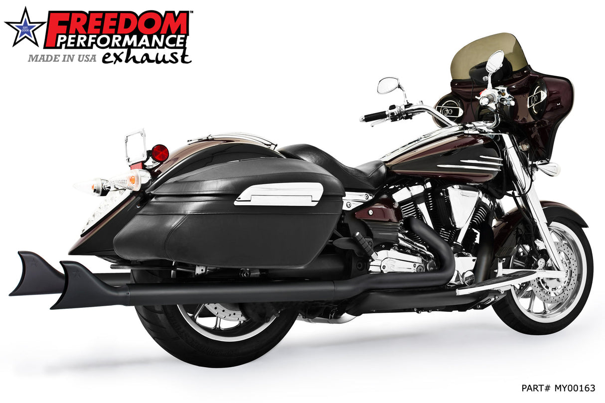 YAMAHA ROADLINER/ STRATOLINER/ RAIDER SHARKTAIL TRUE-DUAL COMPLETE SYSTEM (