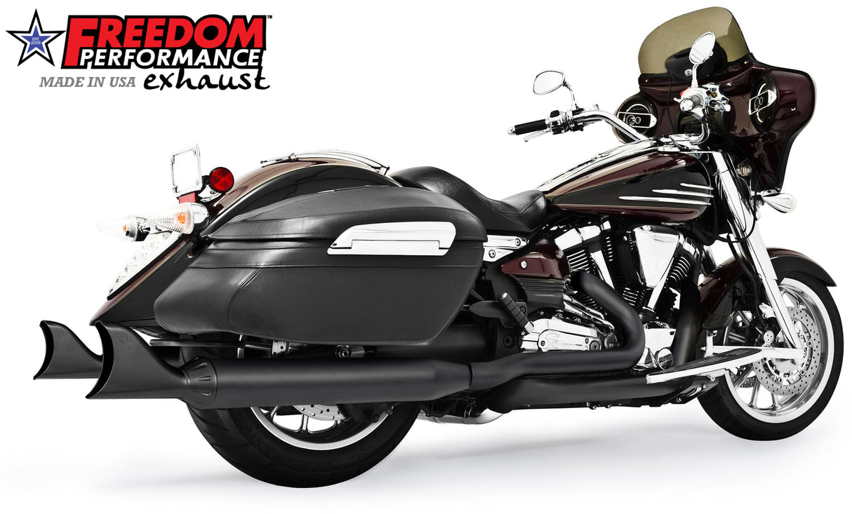YAMAHA ROADLINER/STRATOLINER 5 STEPPED COMPLETE 4" TRUE-DUAL SYSTEM 2006-2014