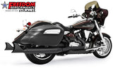 YAMAHA RAIDER 5 STEPPED COMPLETE 4" TRUE-DUAL SYSTEM 2006-2014  BUNDLE
