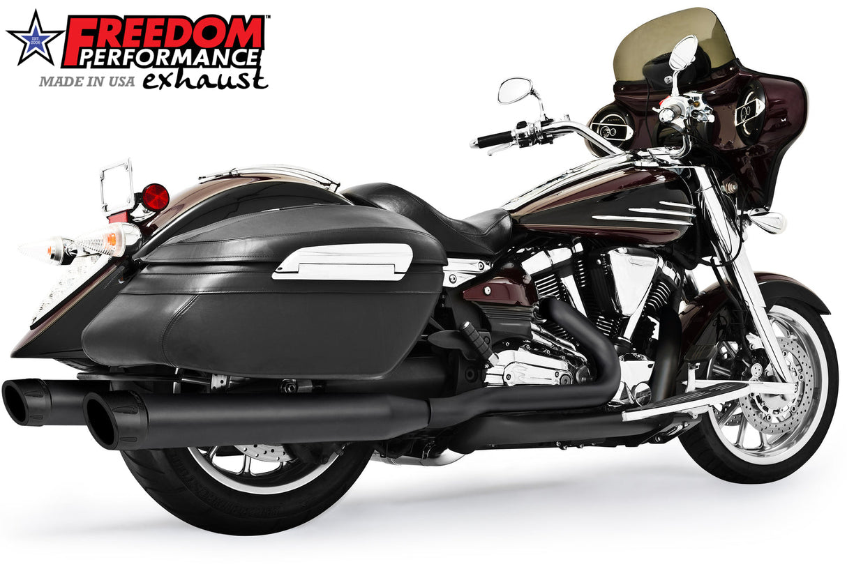 YAMAHA ROADLINER/STRATOLINER 5 STEPPED COMPLETE 4" TRUE-DUAL SYSTEM 2006-2014