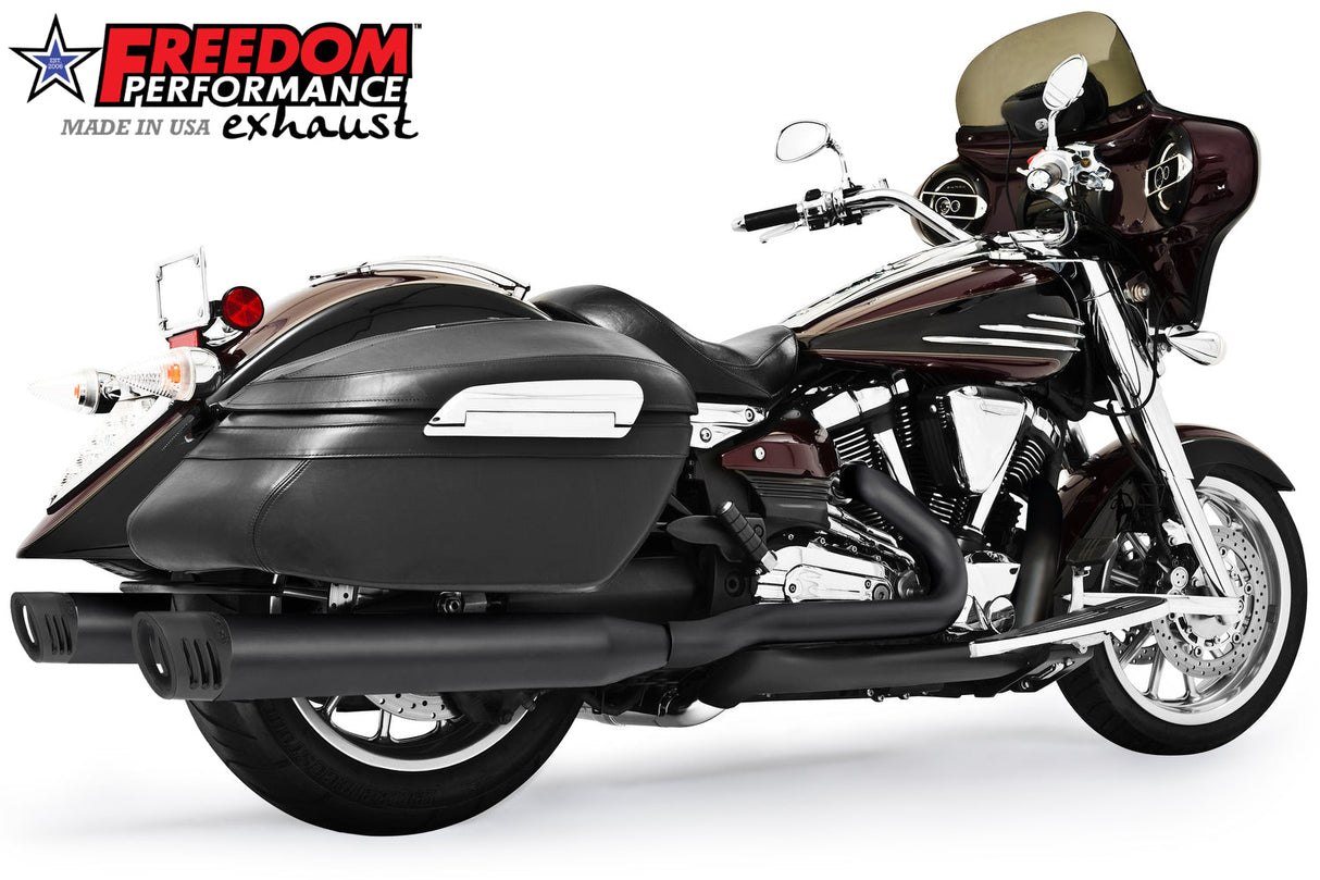 YAMAHA ROADLINER/STRATOLINER 5 STEPPED COMPLETE 4" TRUE-DUAL SYSTEM 2006-2014