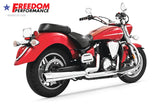 YAMAHA V-STAR 1300 COMBAT FLUTED 2-INTO-1 2007-2020