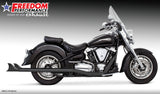 YAMAHA ROADSTAR SHARKTAIL COMPLETE TRUE-DUAL FULL SYSTEM - 1999 to 2014