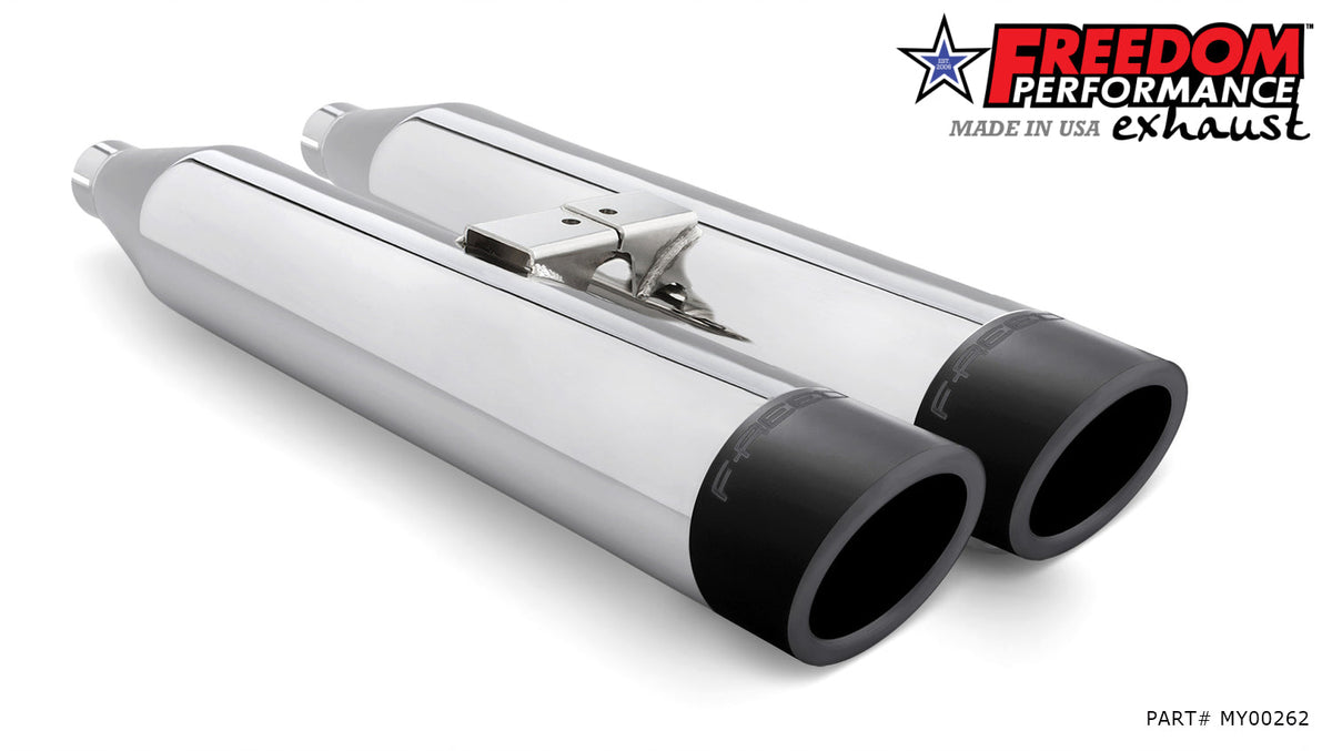YAMAHA VENTURE/ROYAL STAR/TOUR DELUXE 1999-2014 SLIP-ONS check description for Quiet Baffles.