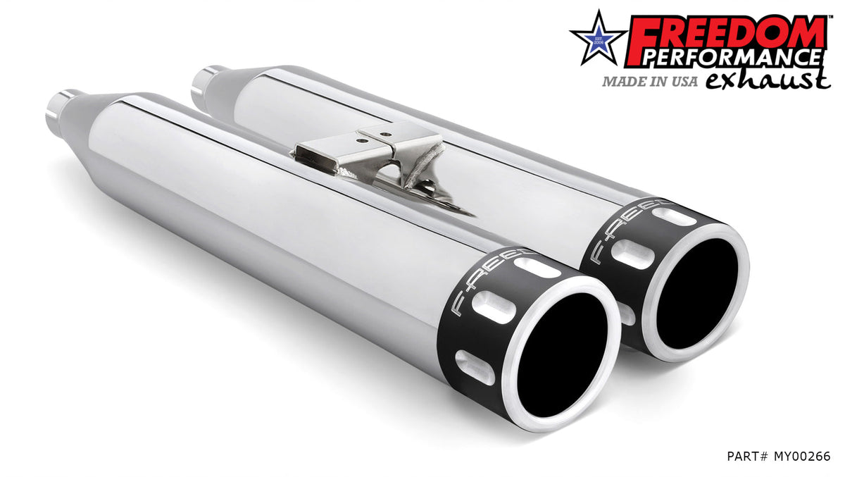 YAMAHA VENTURE/ROYAL STAR/TOUR DELUXE 1999-2014 SLIP-ONS check description for Quiet Baffles.