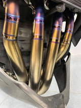 Vandemon  Kawasaki Z1000 & SX Vandemon Titanium Exhaust Single Titanium Muffler KAWAZ10TIEXHSYSB VA-53