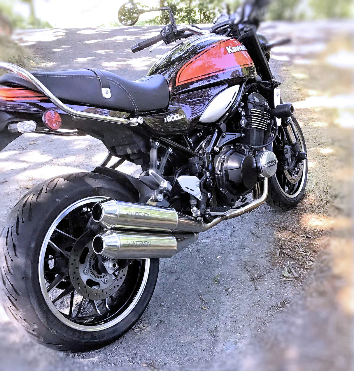 Vandemon  Retro Stainless Steel Exhaust System  Z900RS Cafe Racer 2018-24 KAWAZ900RS424SSEXHA VA-66