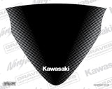 Graves ZX-6R Zero Gravity Tall Windscreen Sticker - Black  STK-24ZX6-WSK