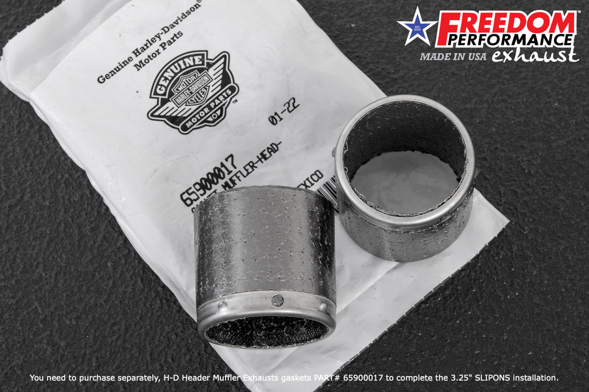 HARLEY SOFTAIL/M8 WIDE TIRE STANDARD, LOW RIDER, SLIM, FAT BOY, BREAKOUT & STREET BOB 3.25" SLIP-ONS