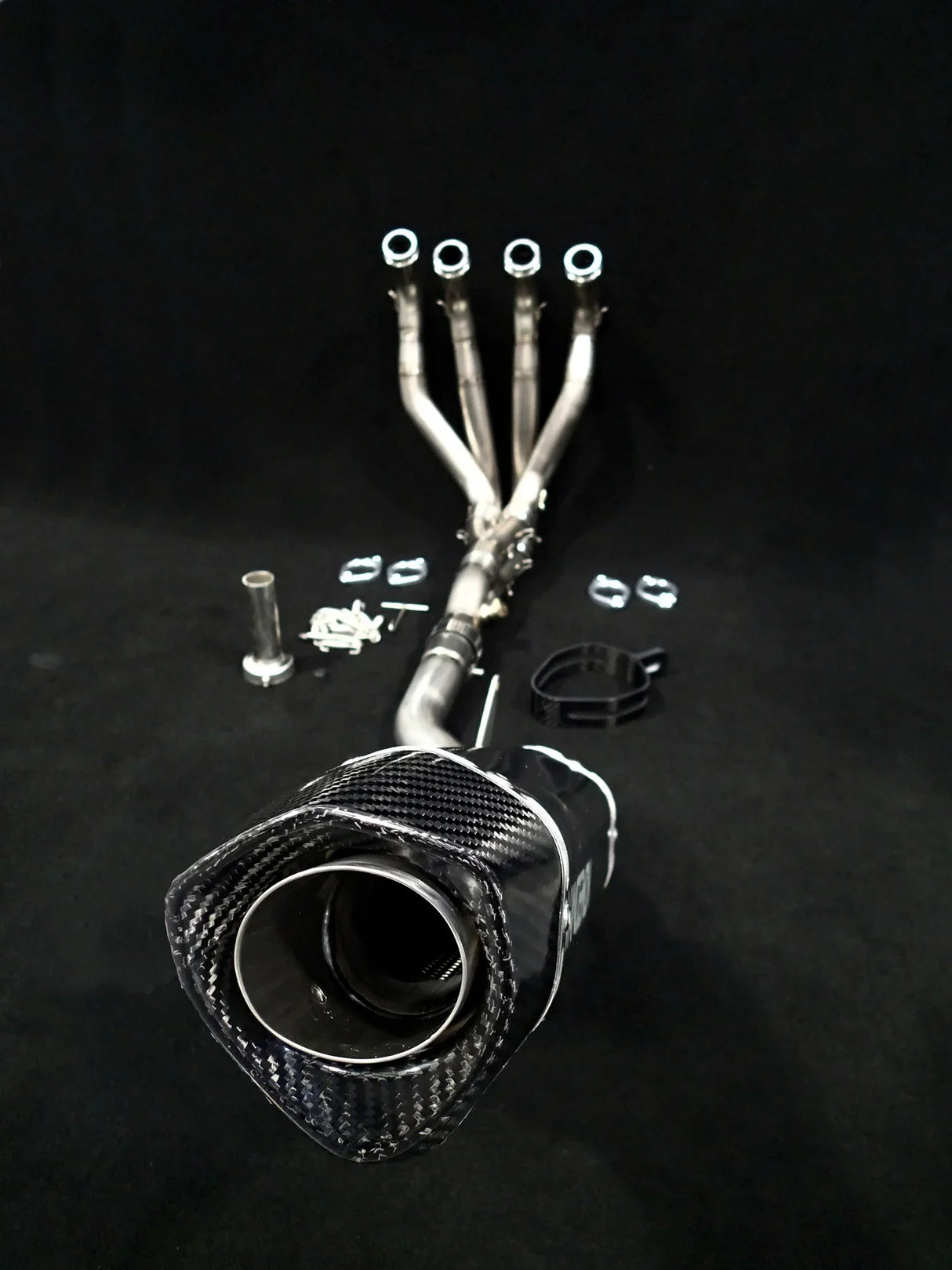 Vandemon  Z1000 & SX Titanium Exhaust Single Titanium Muffler KAWAZ10EXTITISA VA-85