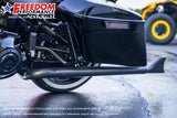 HARLEY M8 SOFTAIL 2.5" TUCK & UNDER TRUE DUALS FULL SYSTEM 2018-PRESENT BUNDLE *NOT FOR WIDE TIRE BIKES