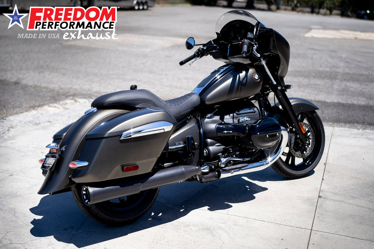 BMW R 18 BAGGER B/TRANSCONTINENTAL/ROCTANE 2-STEP 4.5" EXTENDED SLIP-ONS ONLY! BUNDLE