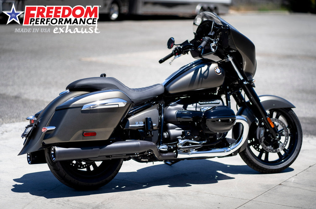 BMW R 18 BAGGER B/TRANSCONTINENTAL/ROCTANE 2-STEP 4.5" EXTENDED SLIP-ONS ONLY! BUNDLE