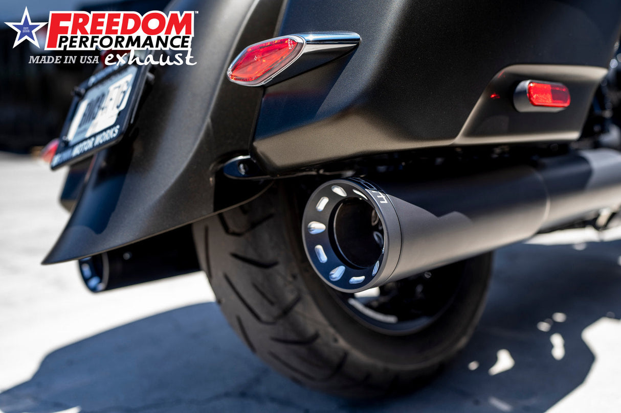 BMW R 18 BAGGER B/TRANSCONTINENTAL/ROCTANE 2-STEP 4.5" EXTENDED SLIP-ONS ONLY! BUNDLE