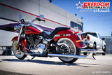 HARLEY M8 SOFTAIL 2.5" TUCK & UNDER TRUE DUALS FULL SYSTEM 2018-PRESENT BUNDLE *NOT FOR WIDE TIRE BIKES
