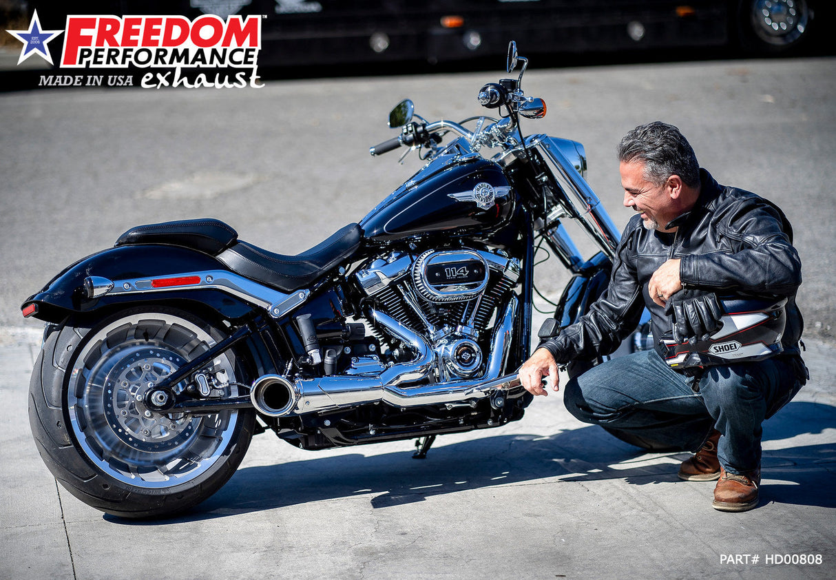 HARLEY M8 SOFTAIL 2-INTO-1 TURNOUT/SIDEDUMP 2018 - PRESENT