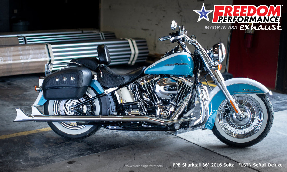 HARLEY SOFTAIL 2.5" CLASSIC SLIP-ONS 1997-2017 *FITS FREEDOM HEADERS ONLY*