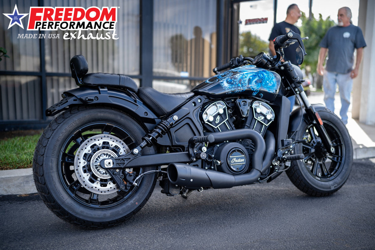 INDIAN SCOUT-ROGUE-BOBBER-SIXTY-SPORT-TWENTY COMBAT 2-INTO-1 SHORTY 2014-2024